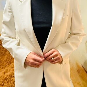Reiss Cream Women's Suit Jacket